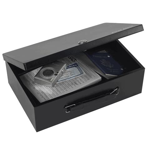 security lock box steel|lockable metal storage boxes.